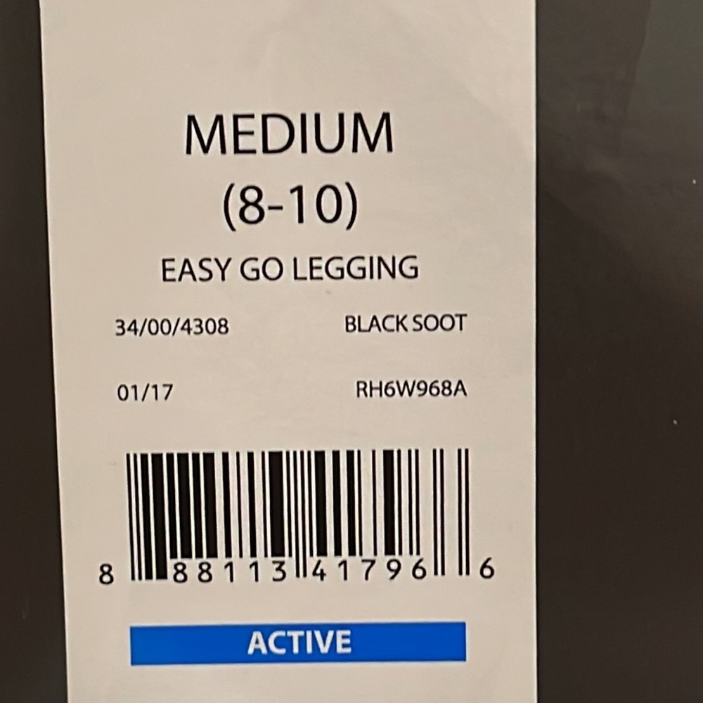 AVIA LEGGING Small Waist Interior Pocket Medium Rise with Mesh NEW - Picture 13 of 13